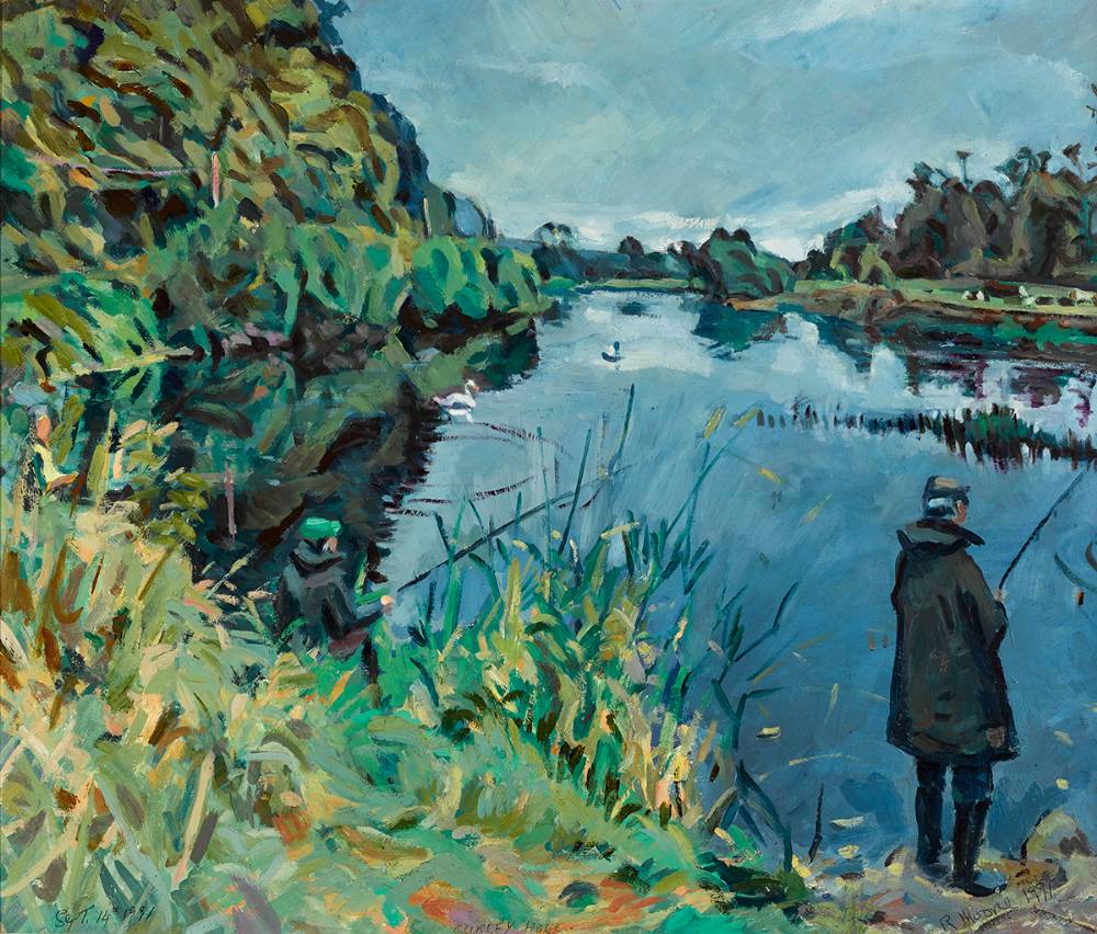 RIVER BOYNE, 'CURLEY HOLE', 1991 by Richard Moore sold for �320 at Whyte's Auctions