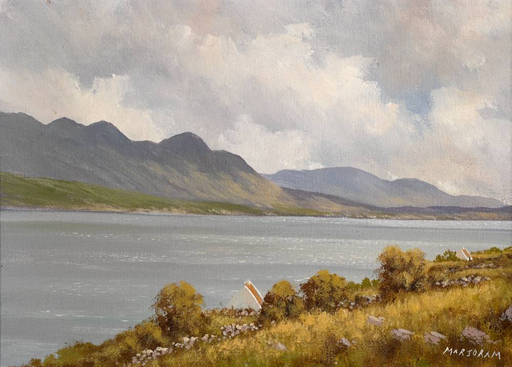 NEAR KILLARY HARBOUR, COUNTY GALWAY by Gerry Marjoram (b.1936) at Whyte's Auctions