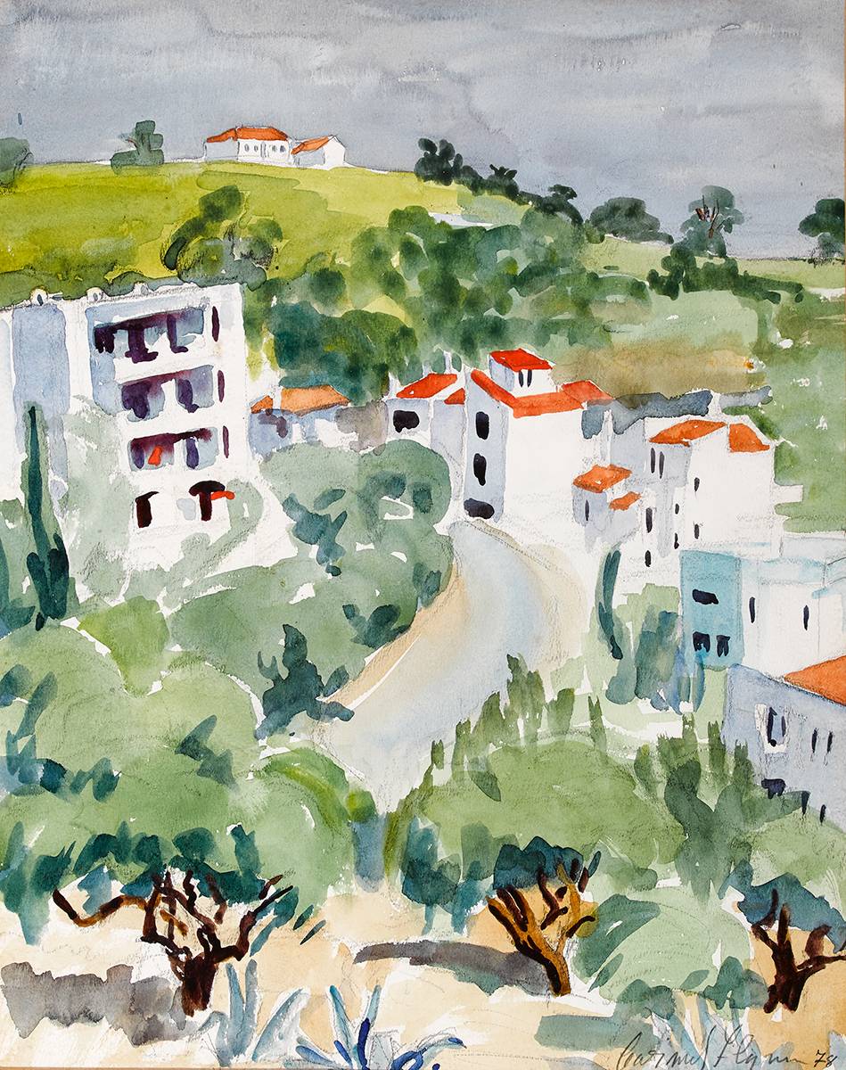 CONTINENTAL VILLAGE, 1978 by Carmel Flynn  at Whyte's Auctions