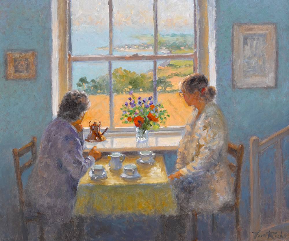 TEA ROOM by Tom Roche (b.1940) (b.1940) at Whyte's Auctions