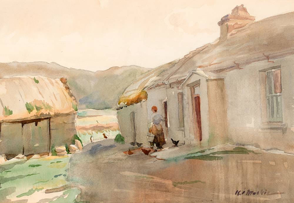NEAR DUNFANAGHY, COUNTY DONEGAL by Kathleen Isabella Mackie ARUA (1899-1996) at Whyte's Auctions