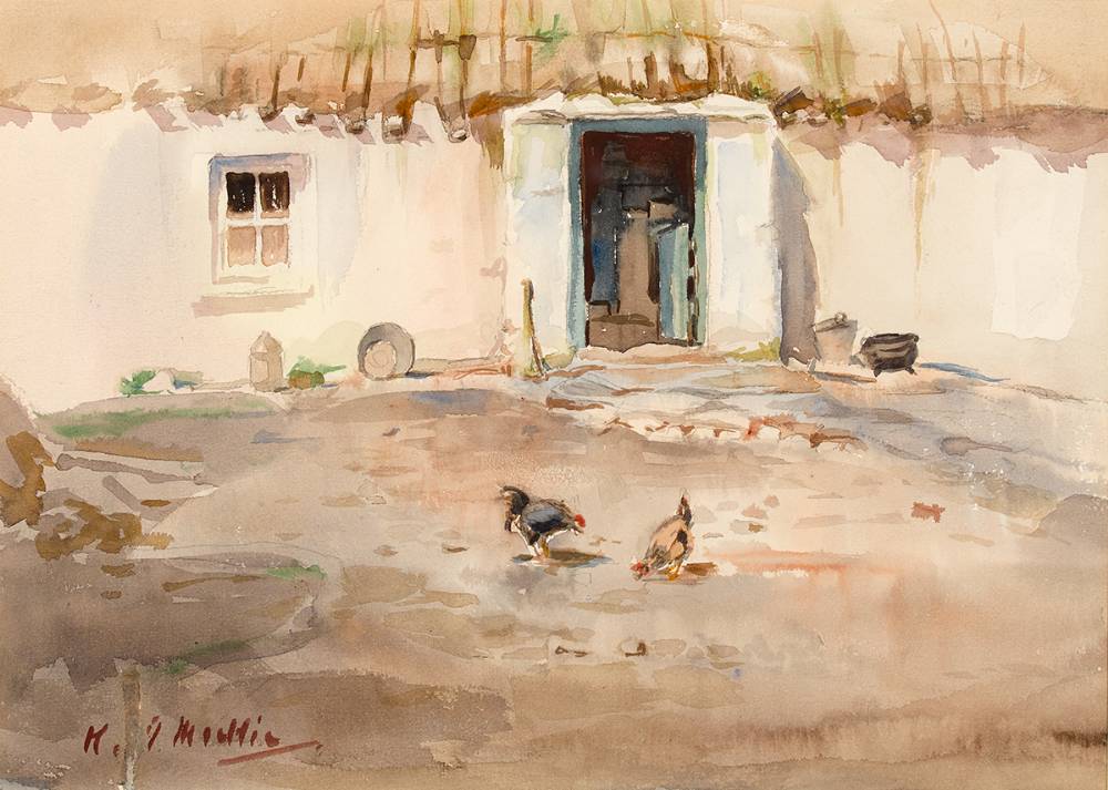 DONEGAL DOORSTEP by Kathleen Isabella Mackie ARUA (1899-1996) ARUA (1899-1996) at Whyte's Auctions