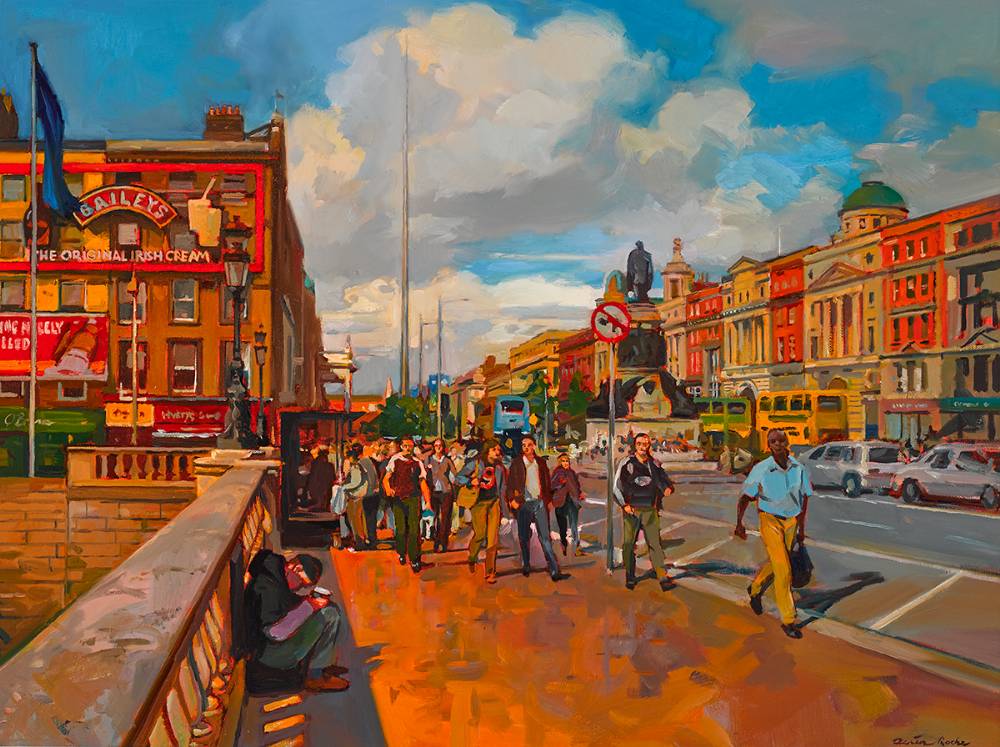 O'CONNELL STREET, DUBLIN by Ois�n Roche (b.1973) at Whyte's Auctions