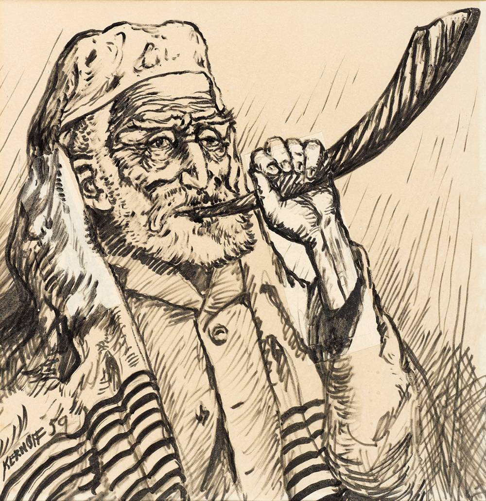 THE RABBI, 1959 by Harry Kernoff RHA (1900-1974) at Whyte's Auctions