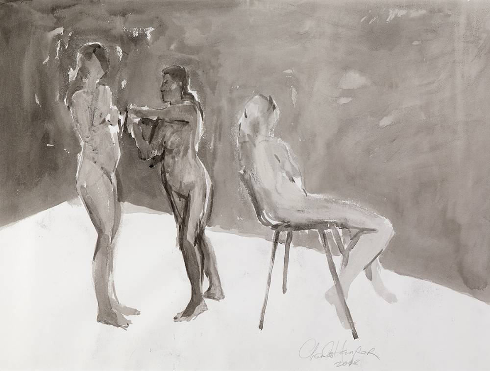 NUDE STUDIES, 2008 by Charles Harper RHA (b.1943) at Whyte's Auctions