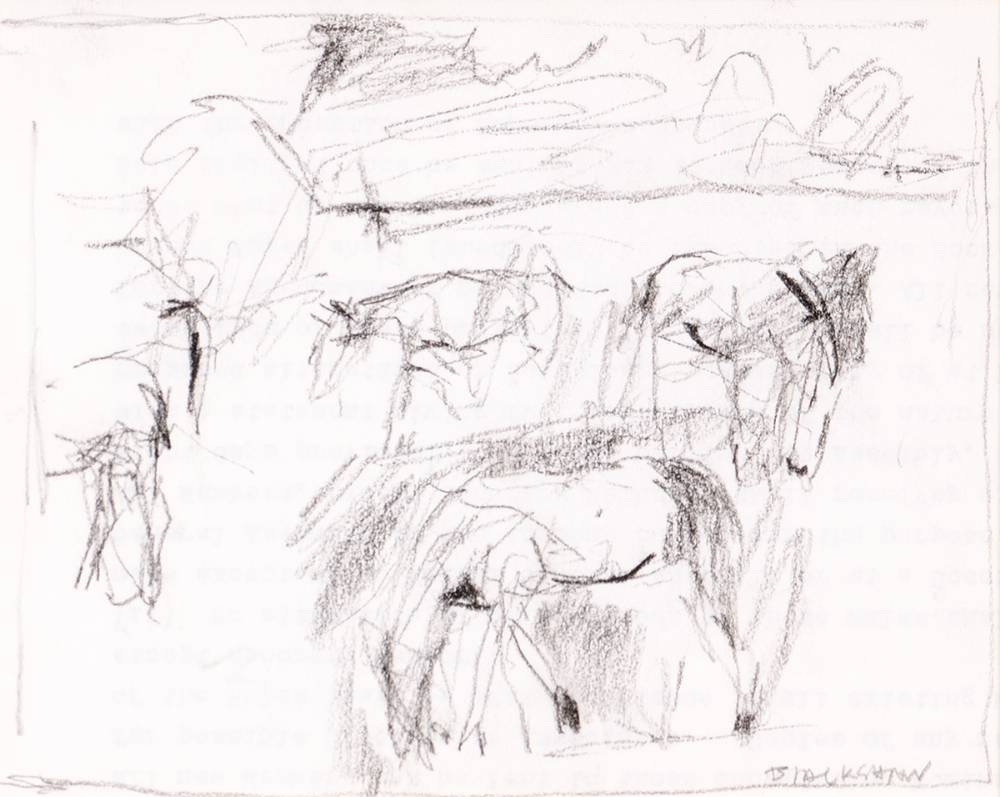 HORSES by Basil Blackshaw HRHA RUA (1932-2016) at Whyte's Auctions