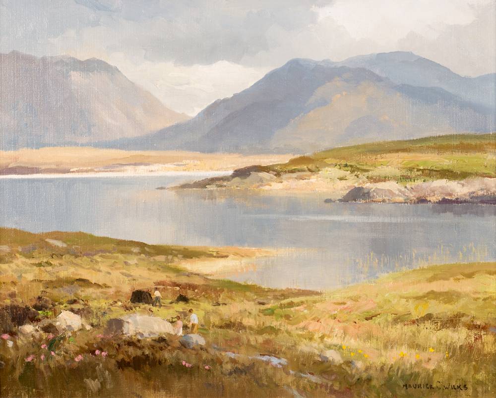 MORNING CALM, COUNTY GALWAY by Maurice Canning Wilks RUA ARHA (1910-1984) at Whyte's Auctions