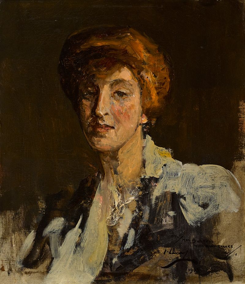 THE HON. MRS BURRELL, 1903 by Sir John Lavery RA RSA RHA (1856-1941) at Whyte's Auctions