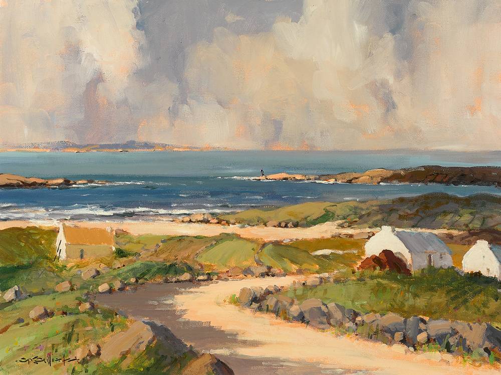 NEAR CASHEL ON GALWAY COAST, CONNEMARA by George K. Gillespie RUA (1924-1995) at Whyte's Auctions