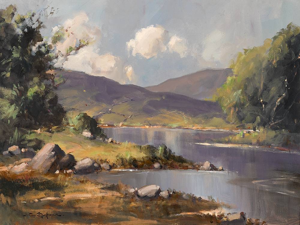 NEAR SALROCK, COUNTY GALWAY by George K. Gillespie RUA (1924-1995) at Whyte's Auctions