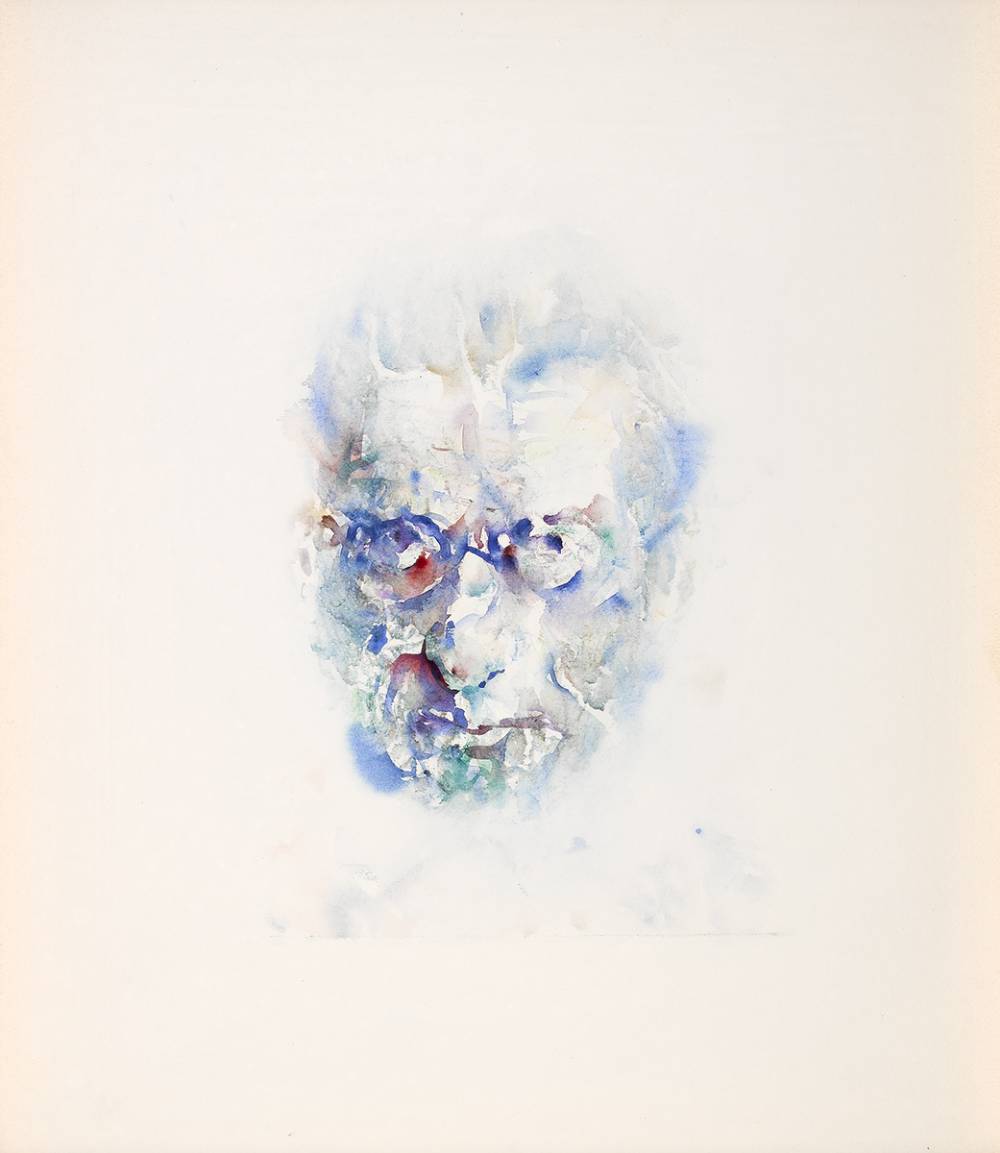 IMAGE OF SAMUEL BECKETT, 1980 by Louis le Brocquy HRHA (1916-2012) at Whyte's Auctions
