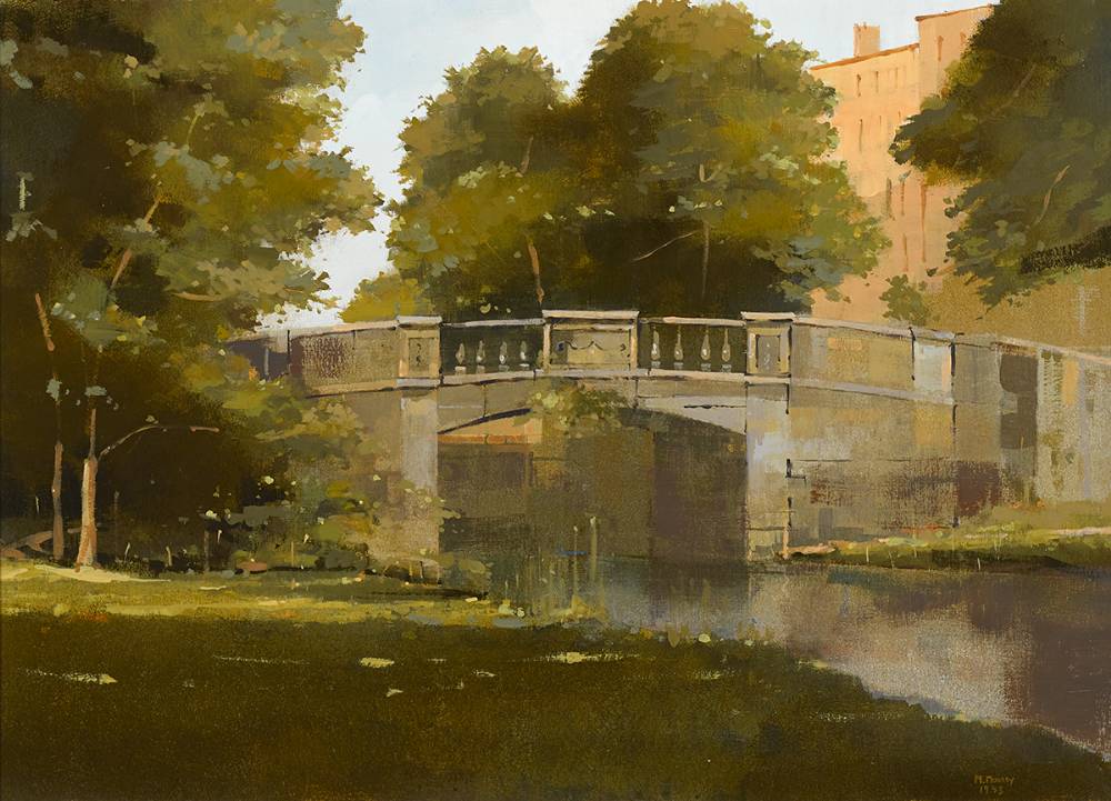 HUBAND BRIDGE, DUBLIN, 1993 by Martin Mooney sold for �2,500 at Whyte's Auctions