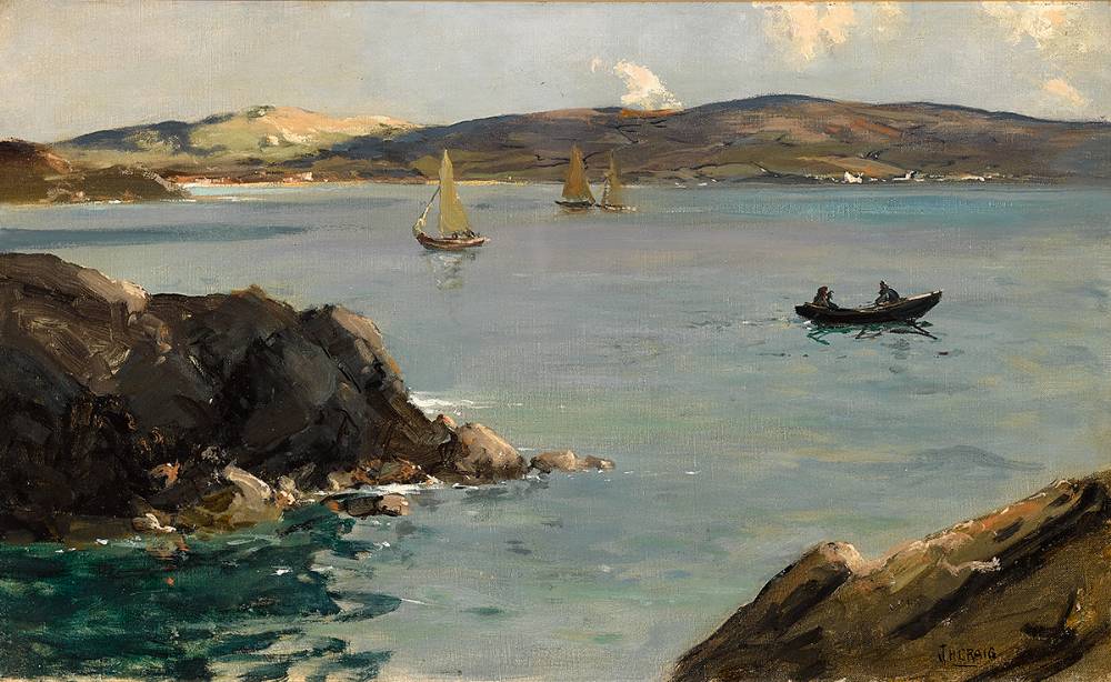 BOATS AT SEA by James Humbert Craig RHA RUA (1877-1944) at Whyte's Auctions