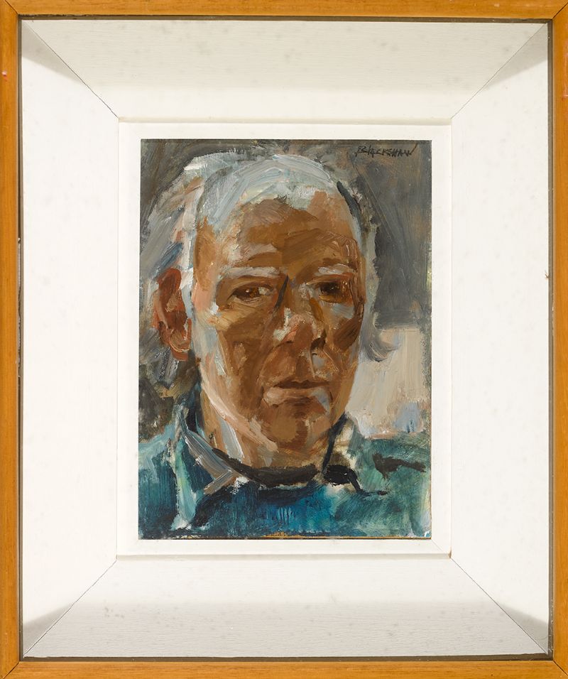SELF PORTRAIT by Basil Blackshaw sold for 3,200 at Whyte's Auctions
