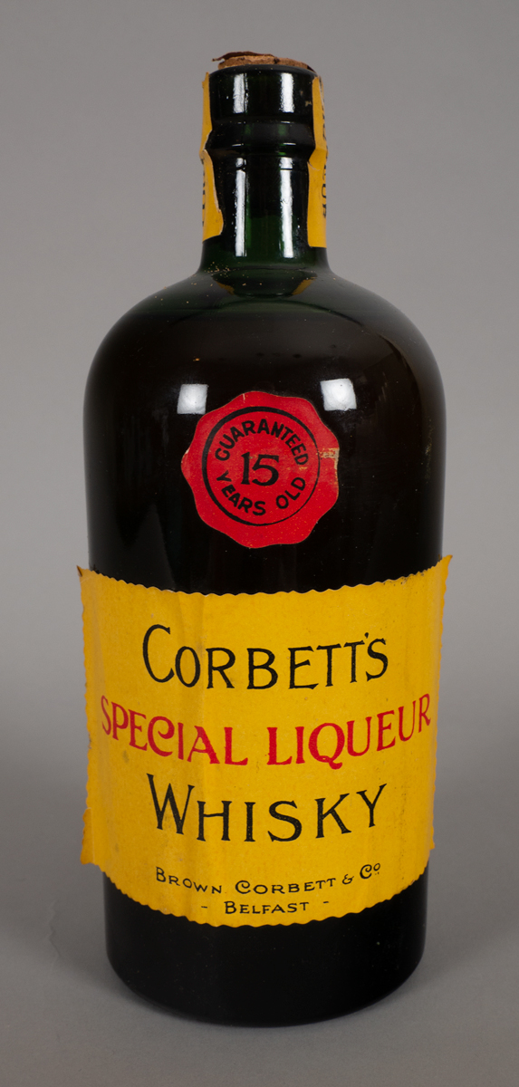 Corbett's 15 year old 'Special Liquer' whiskey at Whyte's Auctions