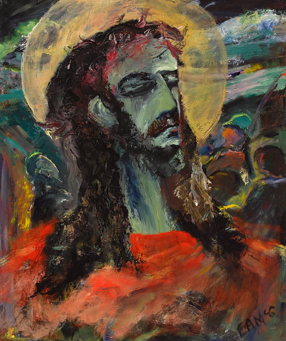 ECCE HOMO (HEAD OF CHRIST), 1950 by Senator Edward Augustine McGuire (1901-1992) at Whyte's Auctions