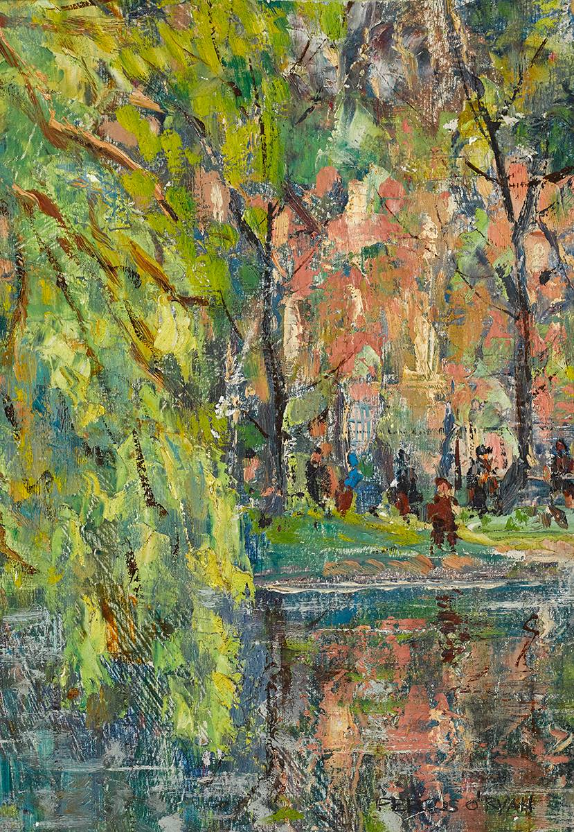 SPRING, ST. STEPHEN'S GREEN, DUBLIN by Fergus O'Ryan RHA (1911-1989) at Whyte's Auctions