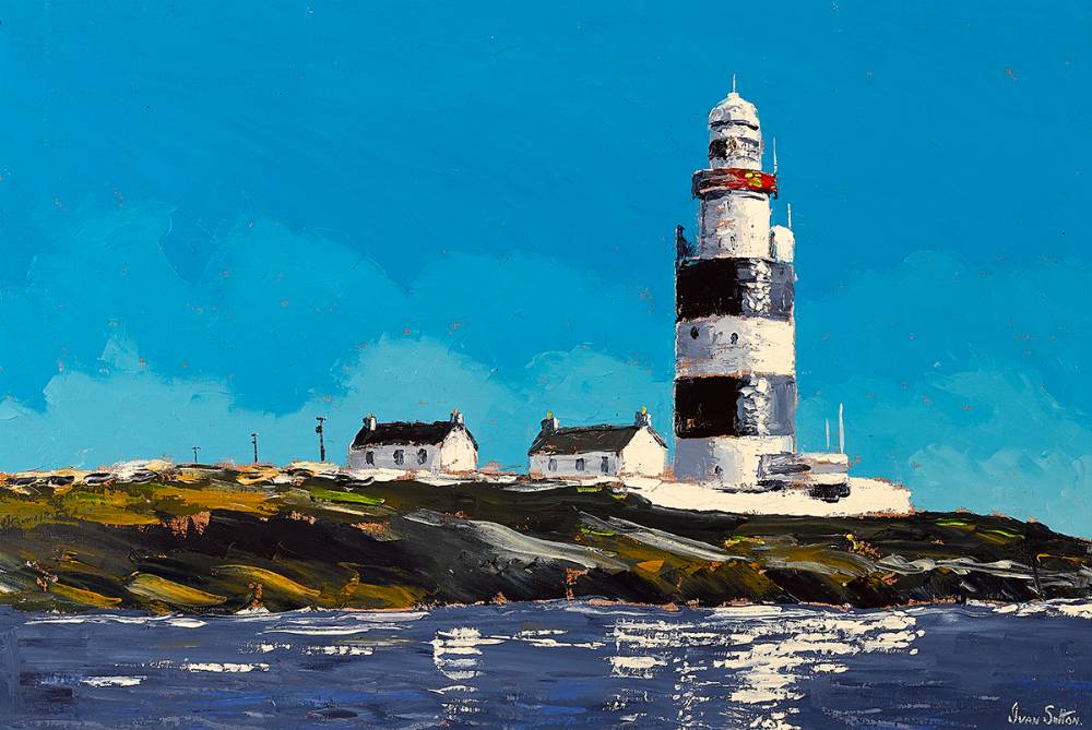 HOOK LIGHTHOUSE, COUNTY WEXFORD by Ivan Sutton (b.1944) (b.1944) at Whyte's Auctions
