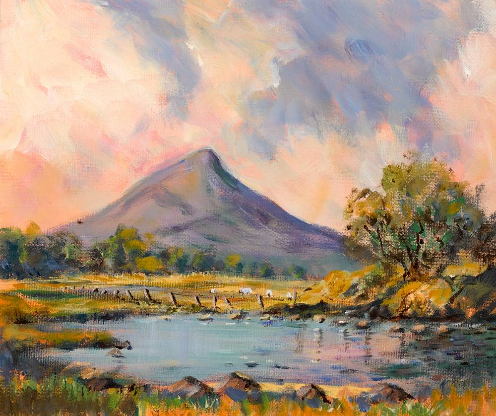 SUGARLOAF MOUNTAIN, COUNTY WICKLOW, 1997 by Margaret Hayden sold for �160 at Whyte's Auctions