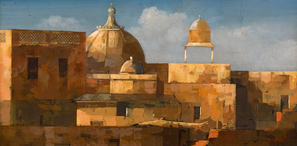 UDAIPUR ROOFTOPS [INDIA] 1999 by Martin Mooney (b.1960) at Whyte's Auctions