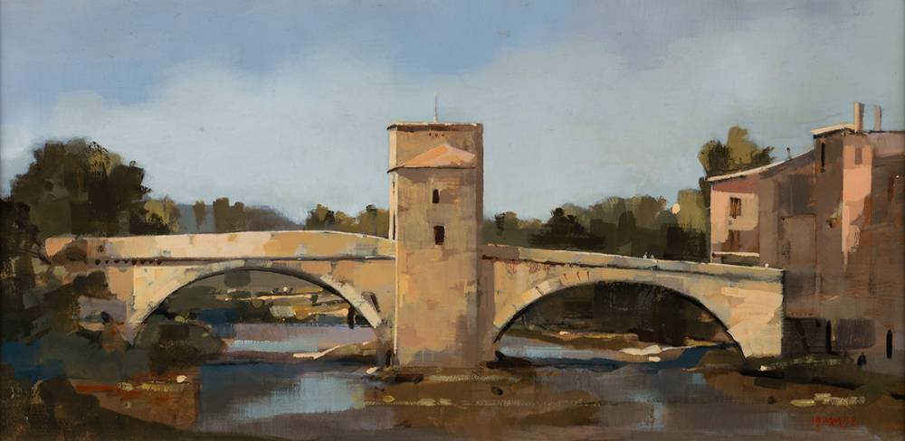 BRIDGE IN FRANCE, 1998 by Martin Mooney sold for �950 at Whyte's Auctions