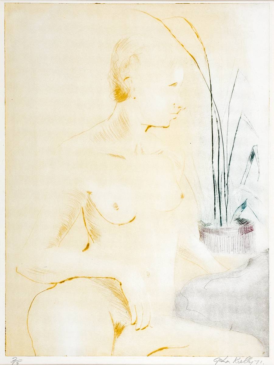 NUDE, 1971 by John Kelly RHA (1932-2006) at Whyte's Auctions