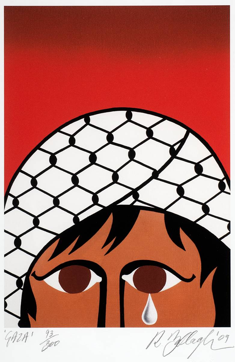 GAZA, 2009 by Robert Ballagh (b.1943) at Whyte's Auctions