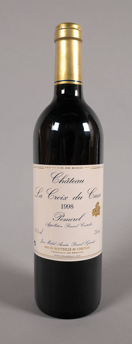 Pomerol. Chateau La Croix du Casse 1998. (12) at Whyte's Auctions