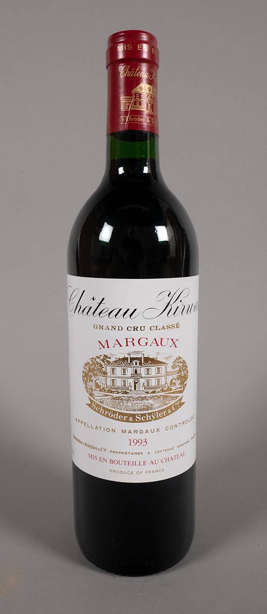 Margaux. Chateau Kirwan Grand Cru Class�, 1993. (6) at Whyte's Auctions