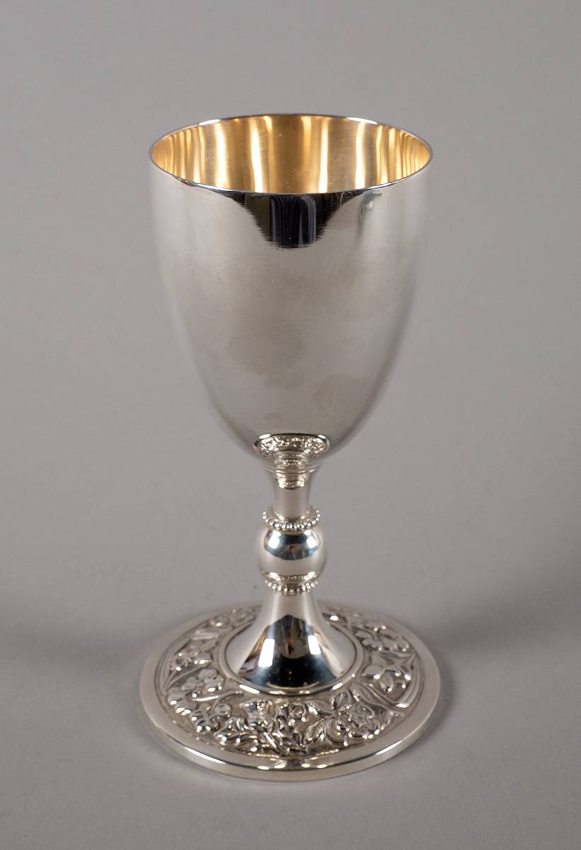 Elizabeth II silver goblet. at Whyte's Auctions