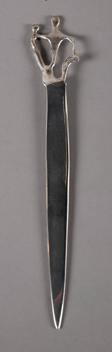 SILVER KNIFE OR LETTER OPENER, 2016 by P�draig � Math�na (1925-2019) at Whyte's Auctions