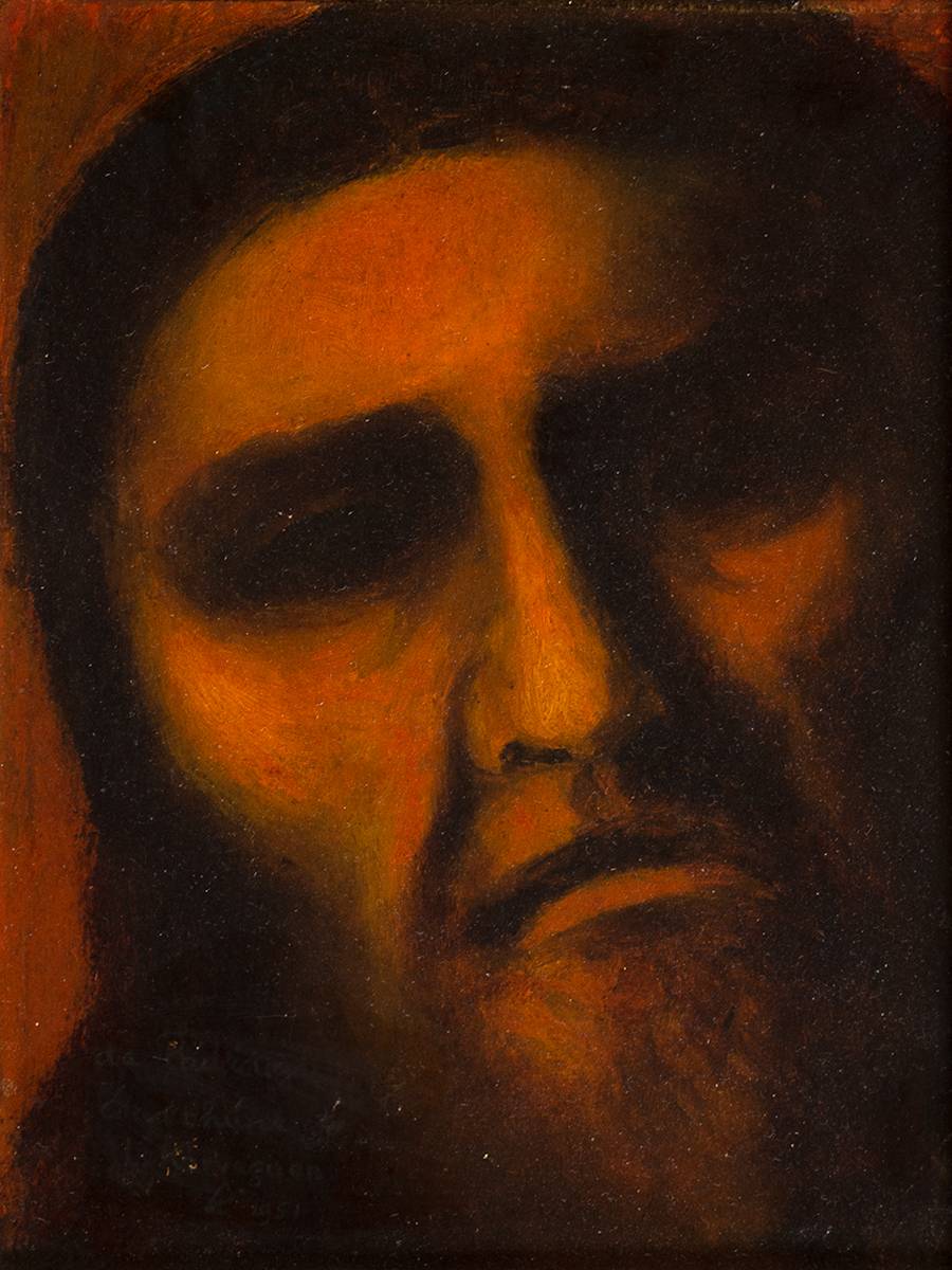 HEAD OF CHRIST by L. Kerveguen (Breton, fl. 1950s) (Charles ar Rouz) at Whyte's Auctions