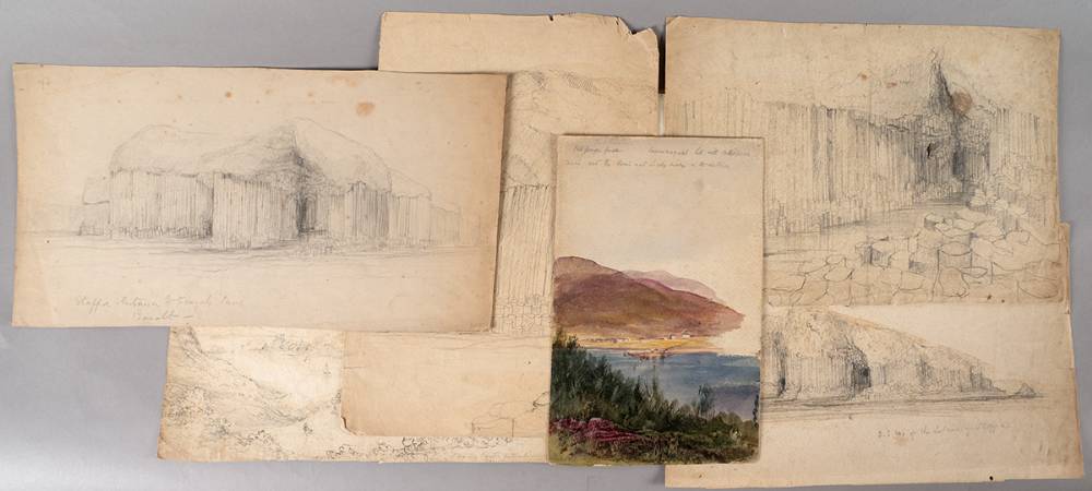 A FOLIO OF SCOTTISH VIEWS by Andrew Nicholl RHA (1804-1886) at Whyte's Auctions