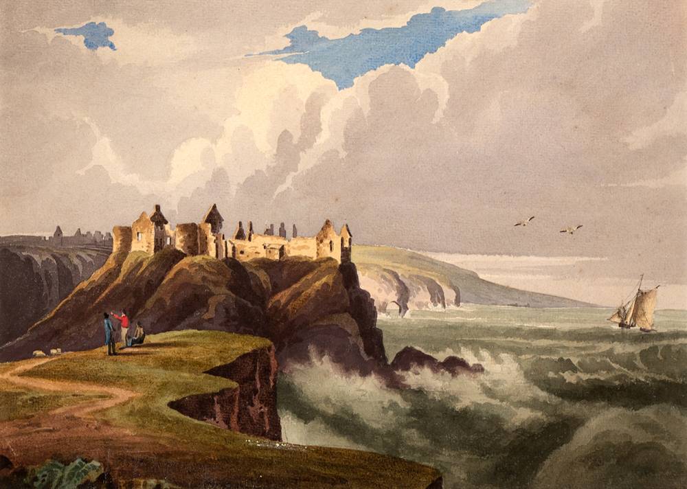 DUNLUCE CASTLE, COUNTY ANTRIM by William Nicholl (1794-1840) (1794-1840) at Whyte's Auctions