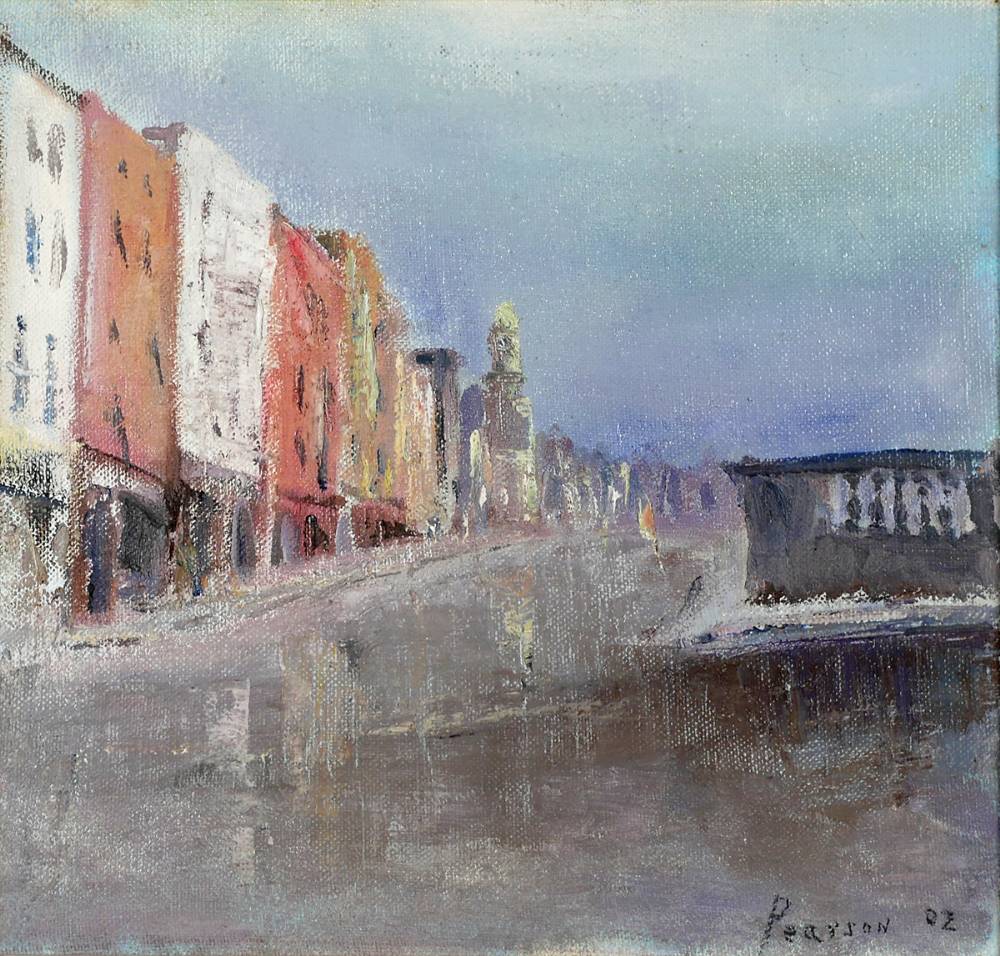 OLD HOUSES ARRAN QUAY, DUBLIN, 2002 by Peter Pearson sold for �1,050 at Whyte's Auctions