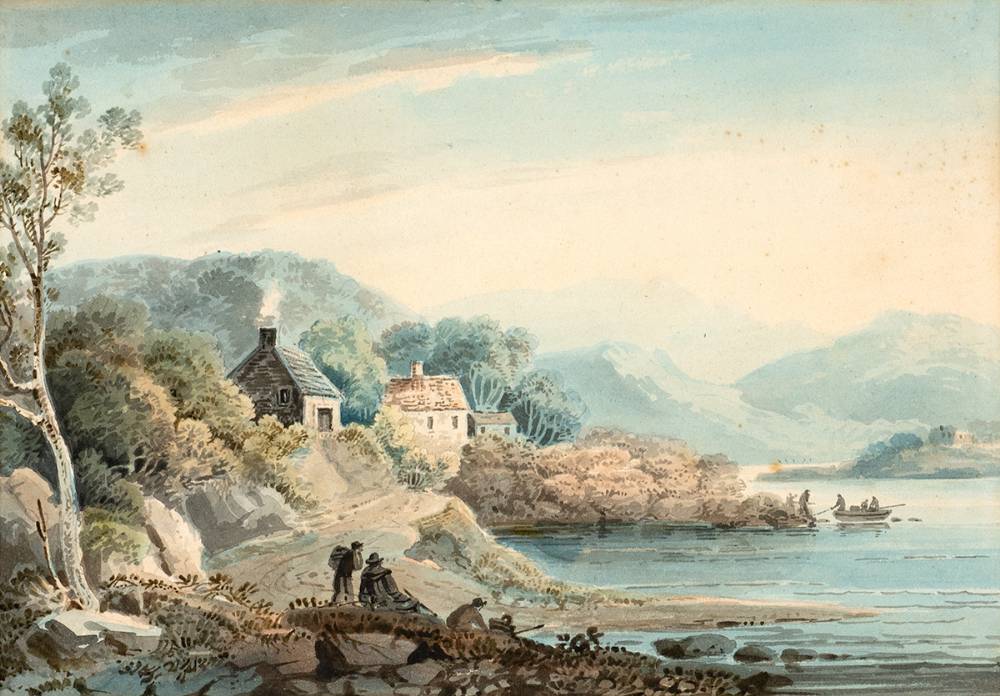 EARLY MORNING, UPPER LAKE, KILLARNEY, COUNTY KERRY by John Henry Campbell (1757-1828) (1757-1828) at Whyte's Auctions