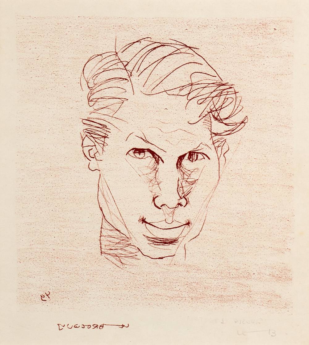 SELF PORTRAIT, 1947 by Louis le Brocquy HRHA (1916-2012) at Whyte's Auctions
