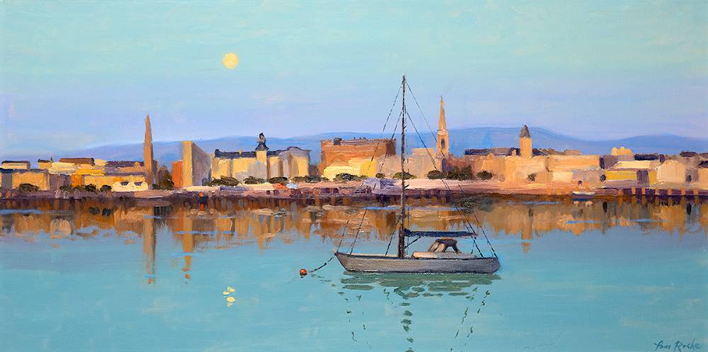 D�N LAOGHAIRE, COUNTY DUBLIN by Tom Roche (b.1940) at Whyte's Auctions