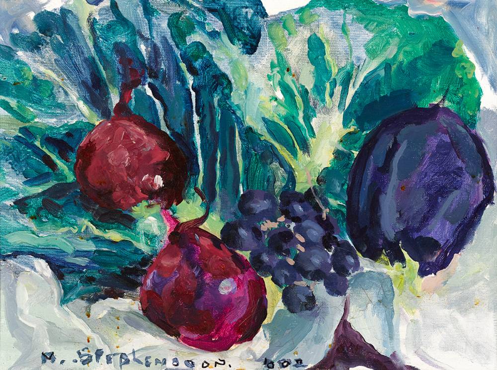RED ONIONS by Nuala Stephenson (1921 - 2010) at Whyte's Auctions