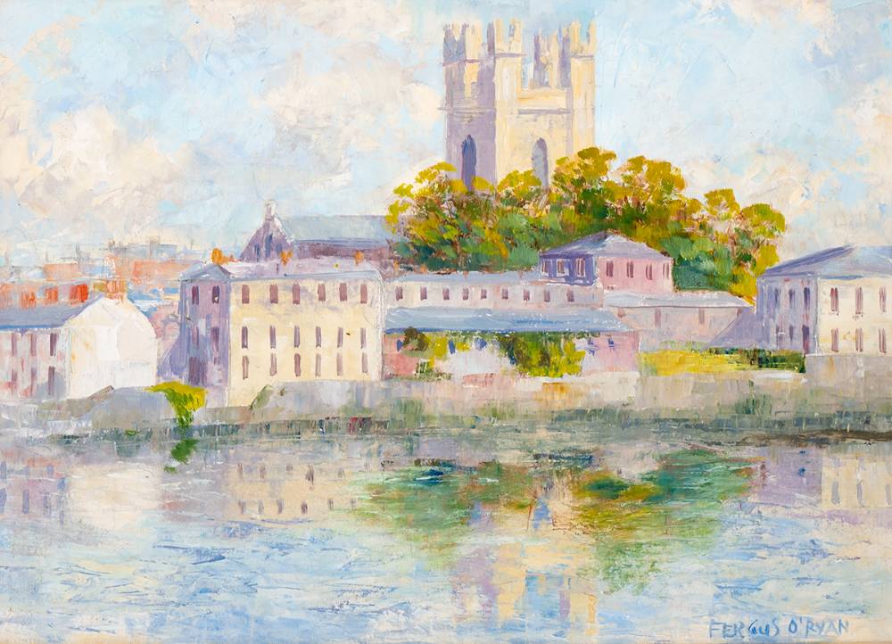 ST. MARY'S CATHEDRAL, LIMERICK by Fergus O'Ryan RHA (1911-1989) at Whyte's Auctions
