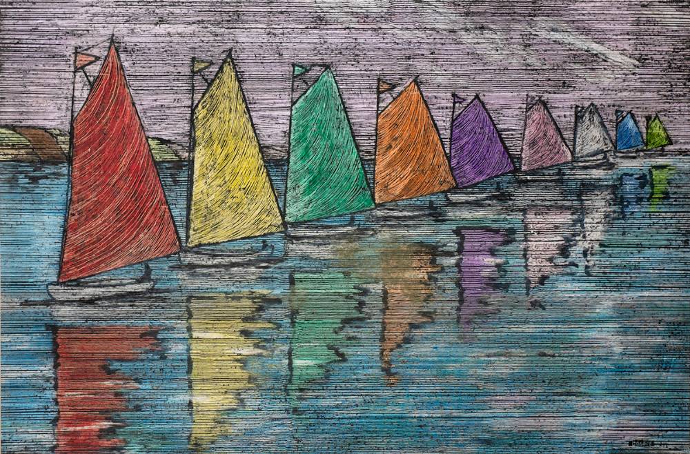 FLOTILLA by Valerie Enners sold for �230 at Whyte's Auctions
