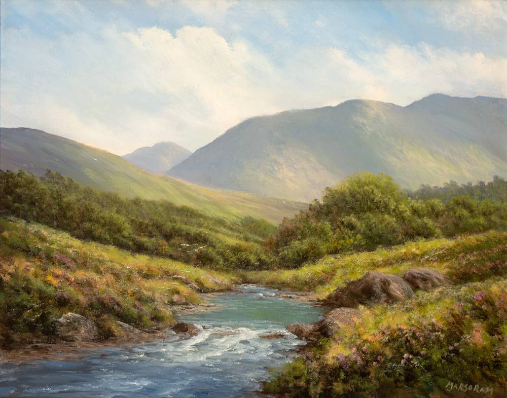 BALLYNAHINCH, CONNEMARA, 1992 by Gerry Marjoram (b.1936) at Whyte's Auctions