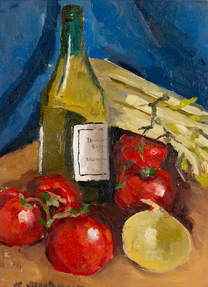 WINE AND TOMATOES by Nuala Stephenson (1921 - 2010) (1921 - 2010) at Whyte's Auctions