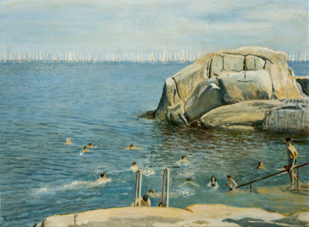 THE FORTY FOOT, SANDYCOVE, COUNTY DUBLIN by Hugh A. Rudd  at Whyte's Auctions