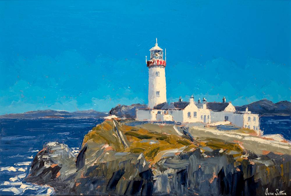 FANAD LIGHTHOUSE, LETTERKENNY, COUNTY DONEGAL by Ivan Sutton (b.1944) (b.1944) at Whyte's Auctions