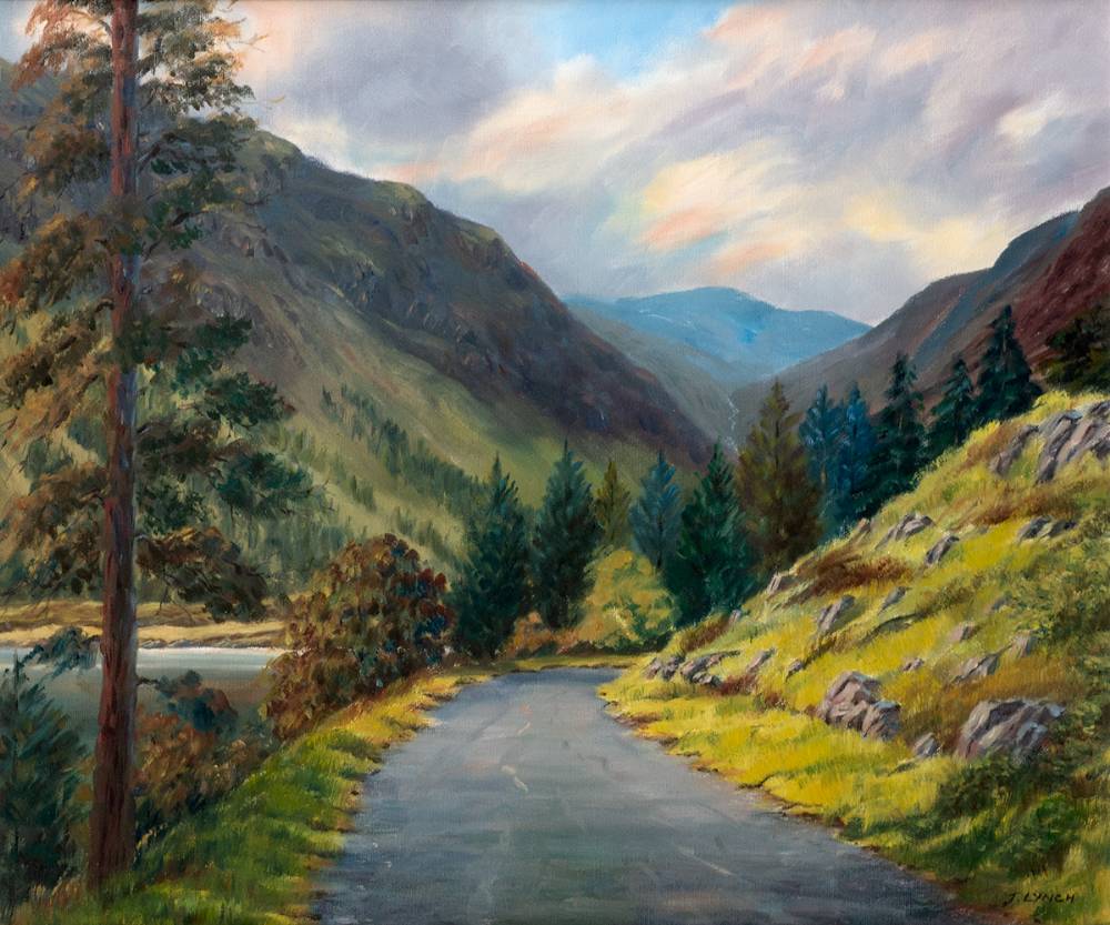 GLENDALOUGH, COUNTY WICKLOW by J. Lynch sold for �290 at Whyte's Auctions