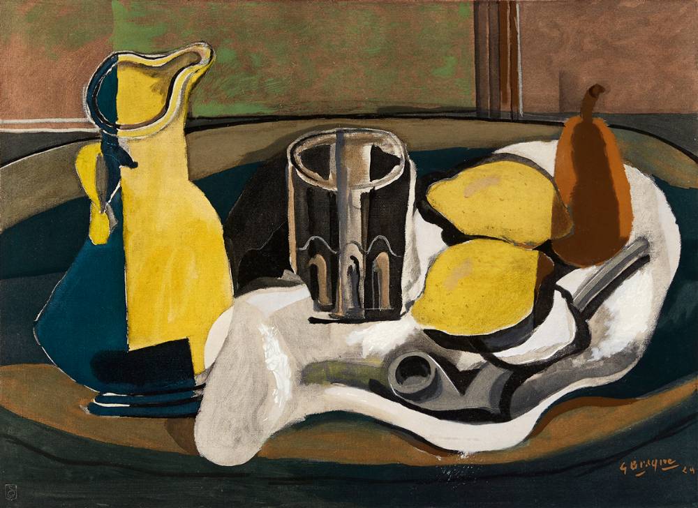 LEMONS, 1929 by George Braque (French, 1882-1963) at Whyte's Auctions