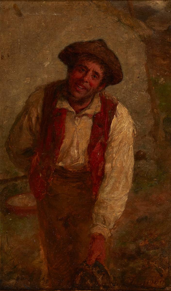 SMILING GENTLEMAN, 1900 by Erskine Nicol ARA RSA (1825-1904) at Whyte's Auctions