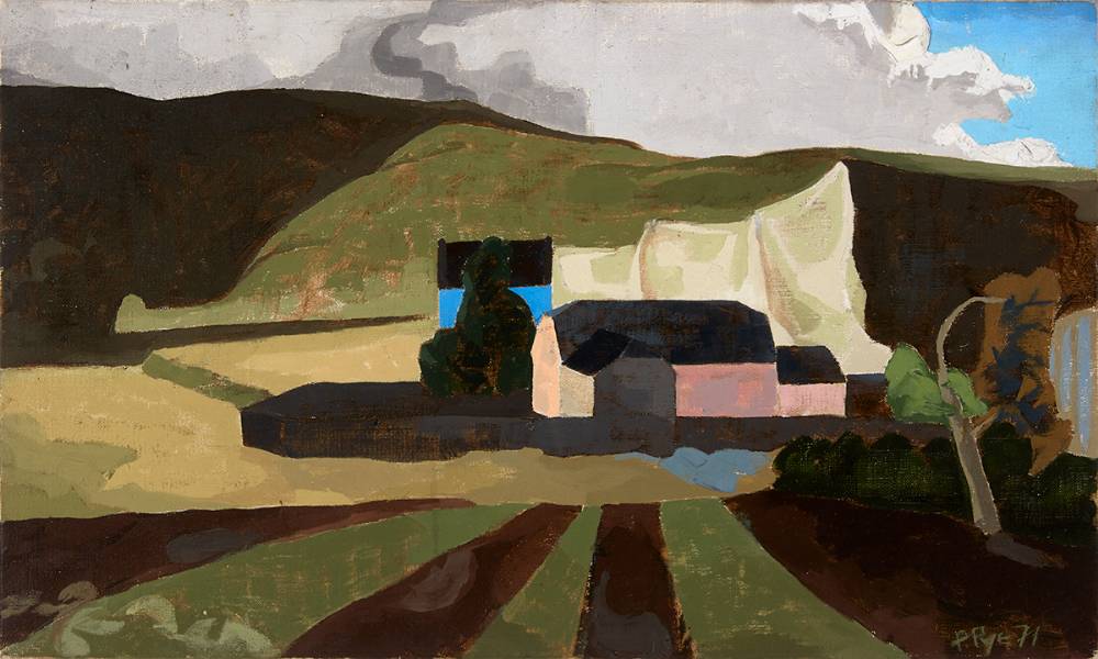 LANDSCAPE NEAR CLOYNE, COUNTY CORK, 1971 by Patrick Pye sold for �4,000 at Whyte's Auctions