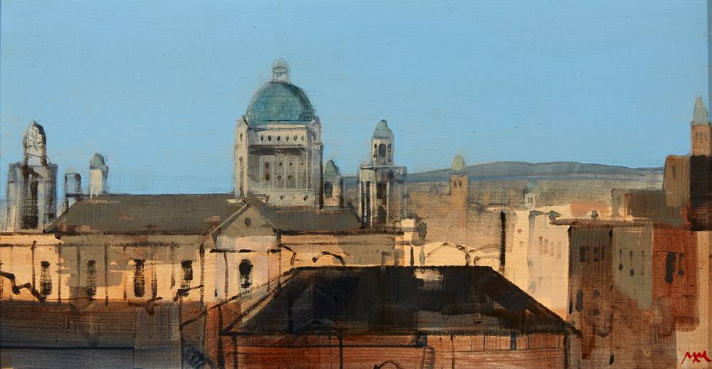 BELFAST CITY HALL FROM THE EAST, STUDY, 2007 by Martin Mooney sold for �1,600 at Whyte's Auctions